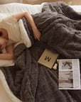 Cozy Fleece Blanket for Home Warm Breathable Winter 7