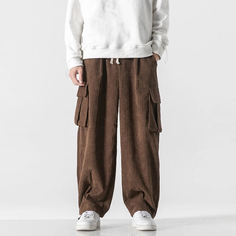 Weiche Jogginghose für Damen aus Cord bequem warm für Freizeit und Sport 0