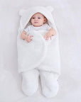 Cozy Baby Blanket for Newborns Soft Breathable Warm with Bear Ears 6