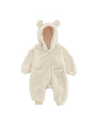Soft Fleece Romper for Babies Cute Warm Breathable 1