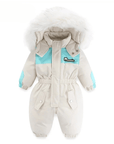 Warm Baby Overall for Toddlers Waterproof with Hood Winter Lightweight 5