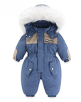 Warm Baby Overall for Toddlers Waterproof with Hood Winter Lightweight 8