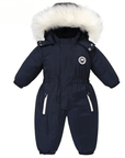 Warm Baby Overall for Toddlers Waterproof with Hood Winter Lightweight 11
