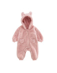 Soft Fleece Romper for Babies Cute Warm Breathable 6
