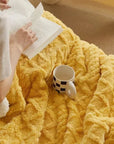 Cozy Fleece Blanket for Home Warm Breathable Winter 3