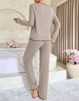 Elegant Cotton Pajama Set for Women Comfortable with Ruffles Relaxed Nights 5