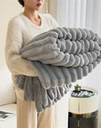 Luxurious Plush Blanket for Home Cozy Warm Soft 200x150 cm 6