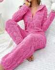 Cozy Fleece Jumpsuit for Women Warm Soft Comfortable Home 2