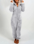 Cozy Plush Overall for Women Soft Comfortable Winter Leisure 1