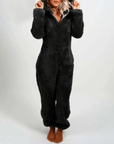 Cozy Plush Overall for Women Soft Comfortable Winter Leisure 2