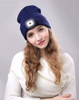 Warm LED Beanie for Unisex Rechargeable Outdoor Winter 8