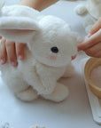 Soft Plush Bunny Toy for Kids Realistic Durable Decorative 3