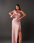 Primadon Abendkleider Maris elegantes Ein-Schulter-Kleid Abendkleid für Damen atmungsaktiv