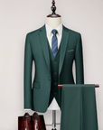 Primadon Anzüge Grün / S Adrian | Eleganter Herrenanzug für Hochzeit Slim Fit
