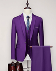 Primadon Anzüge Lila / S Adrian | Eleganter Herrenanzug für Hochzeit Slim Fit