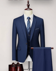 Primadon Anzüge Marineblau / S Adrian | Eleganter Herrenanzug für Hochzeit Slim Fit