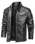 Primadon Bikerjacken Schwarz / S Matteo | Robuste Bikerjacke für Herren Schwarz-Braun