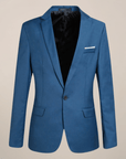 Primadon Blazer Blau / S Max | Eleganter Slim Fit Blazer für Herren minimalistisch