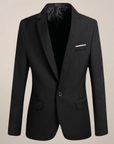 Primadon Blazer Schwarz / S Max | Eleganter Slim Fit Blazer für Herren minimalistisch