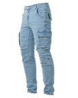 Primadon Cargo-Hosen Pablo | Lässige Cargo-Hose für Herren Slim Fit Denim