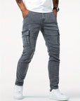Primadon Cargo-Hosen Pablo | Lässige Cargo-Hose für Herren Slim Fit Denim