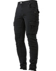 Primadon Cargo-Hosen Schwarz / S Pablo | Lässige Cargo-Hose für Herren Slim Fit Denim
