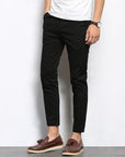 Primadon Chinos Schwarz / S Alessio | Elegante Chinohose Herren Slim Fit Stretch