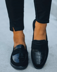 Primadon Damen Abend Schuhe Sola | elegante Loafers für Damen abends