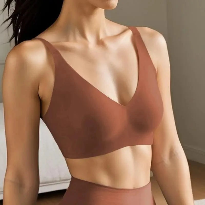 Primadon Damen-BHs Orange / 75B–75C Bella | nahtloser Push-Up BH für Damen komfortabel