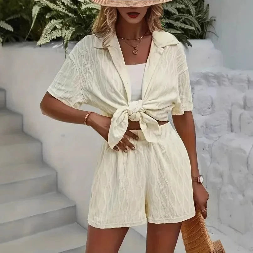 Primadon Damenbekleidung Mira lässiges Shirt Set für Damen Sommer