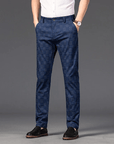 Primadon Damenhosen Blau / 30 Carl | Elegante Stoffhose für Herren leicht atmungsaktiv