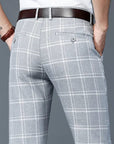 Primadon Damenhosen Simon | Elegante Karohose für Herren Slim Fit