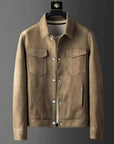 Primadon Damenjacken Braun / S Lennart Wildlederjacke für Herren regular fit