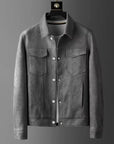 Primadon Damenjacken Grau / S Lennart Wildlederjacke für Herren regular fit