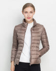 Primadon Damenjacken & -mäntel Beige / M Elani | warme Steppjacke für Damen winter