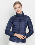 Primadon Damenjacken & -mäntel Marine Blau / M Elani | warme Steppjacke für Damen winter
