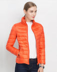 Primadon Damenjacken & -mäntel Orange / M Elani | warme Steppjacke für Damen winter