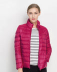 Primadon Damenjacken & -mäntel Rosa Fuchsia / M Elani | warme Steppjacke für Damen winter