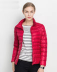 Primadon Damenjacken & -mäntel Rot / M Elani | warme Steppjacke für Damen winter