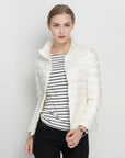 Primadon Damenjacken & -mäntel Weiß / M Elani | warme Steppjacke für Damen winter