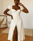 Primadon Damenkleider Delia elegantes Midikleid für Damen figurbetont