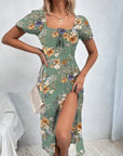 Primadon Damenkleider Grün / S Bina | bezauberndes Boho-Kleid für Damen Sommer