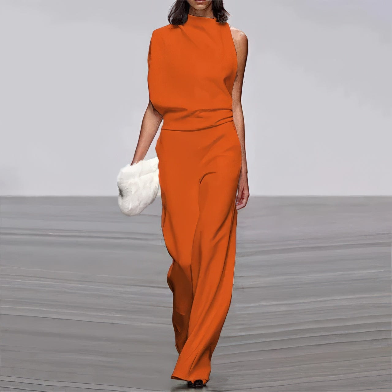 Primadon Damenoverall Orange / XS Marlen | luftiger Jumpsuit für Damen ärmellos