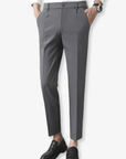 Primadon Herren Anzughosen Grau / XS Augusto bequeme Stretchhose für Herren regular fit