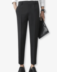Primadon Herren Anzughosen Schwarz / XS Augusto bequeme Stretchhose für Herren regular fit
