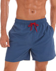 Primadon Herren Badebekleidung Blau / 2XL Lorenz | Schnelltrocknende Badeshorts für Herren Sommer