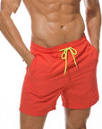 Primadon Herren Badebekleidung Orange / M Lorenz | Schnelltrocknende Badeshorts für Herren Sommer
