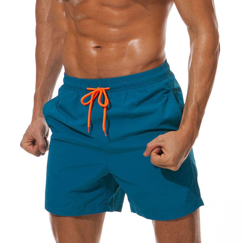 Primadon Herren Badebekleidung Pfauenblau / M Lorenz | Schnelltrocknende Badeshorts für Herren Sommer