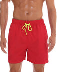 Primadon Herren Badebekleidung Rot / M Lorenz | Schnelltrocknende Badeshorts für Herren Sommer