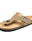 Primadon Herren Flip-Flops Aprikose / 41 Tom | lässige Flip Flops für Herren Kork